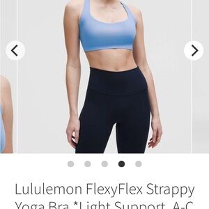 Lululemon FlexyFlex Strappy Yoga Bra *Light Support, A-C Cups